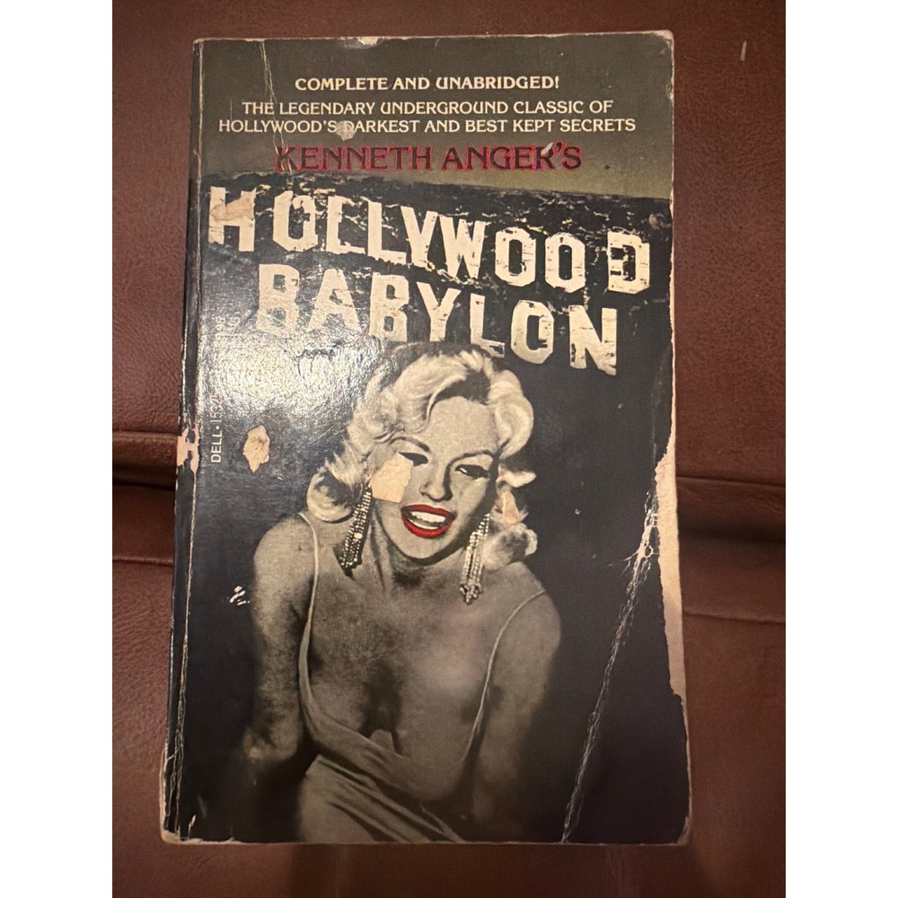 Vintage 1981 Hollywood Babylon Kenneth Anger Paperback Book Underground Classic